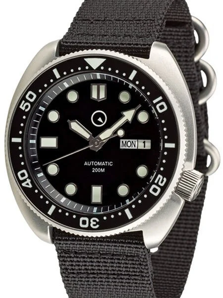 Islander Automatic Dive Watch with AR Double Dome Sapphire Crystal, and Luminous Ceramic Bezel Insert #ISL-12 47 mm kol saati