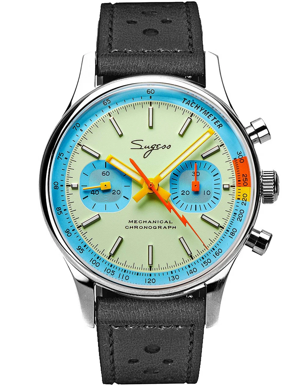 Sugess Chrono Heritage S387.01.Y 40 mm kol saati