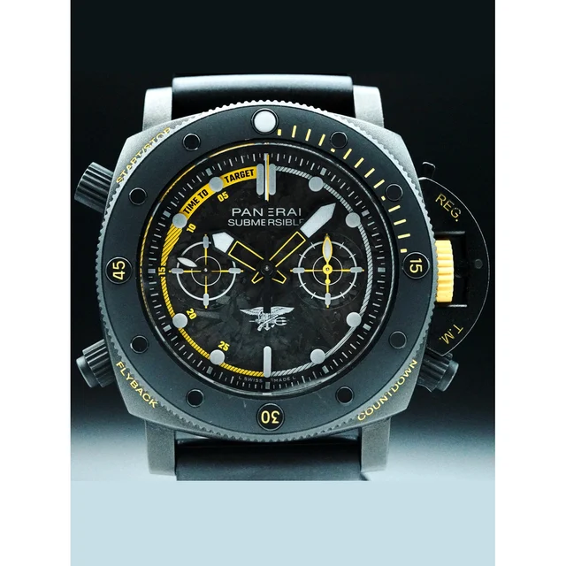 Panerai Submersible GMT Carbotech Navy SEALs Experience Edition 210000076377 kol saati