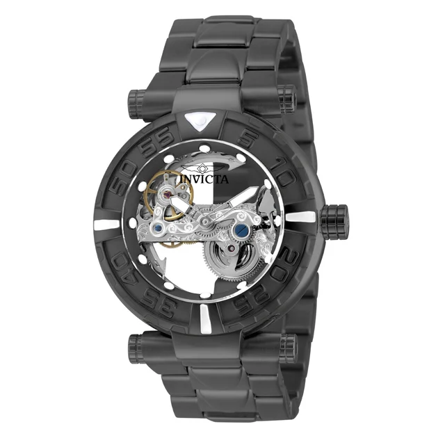 Invicta Subaqua Nebula Automatic Watch w/ Skeleton Dial - 47mm. Black (49507) kol saati