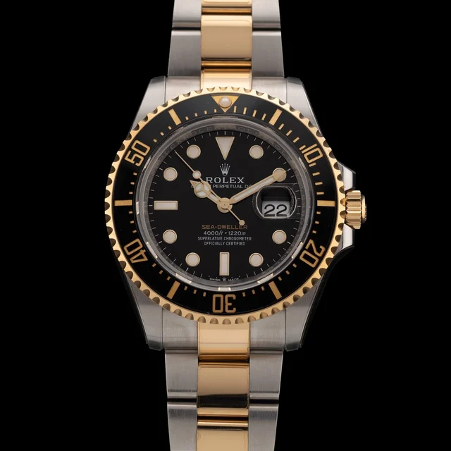 Rolex Black Dial Sea-Dweller 210009N41764 kol saati