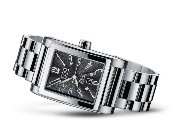 Oris Rectangular Day Date 01 585 7525 4064-07 8 20 68 kol saati