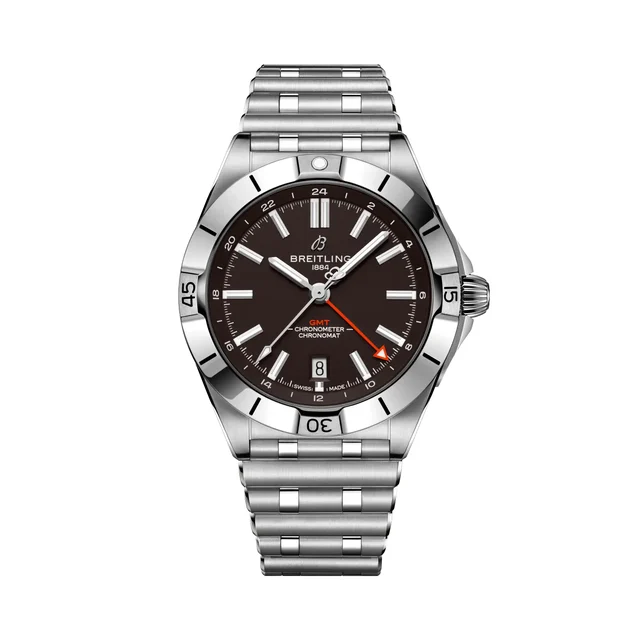 Breitling Chronomat Automatic GMT 40 NFL Cleveland Browns Edition A32398E21B1A1 kol saati