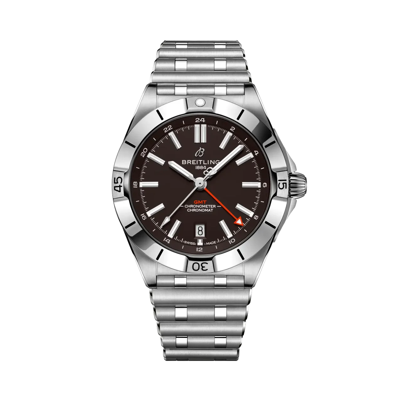 Breitling Chronomat Automatic GMT 40 NFL Cleveland Browns Edition A32398E21B1A1 40 mm kol saati