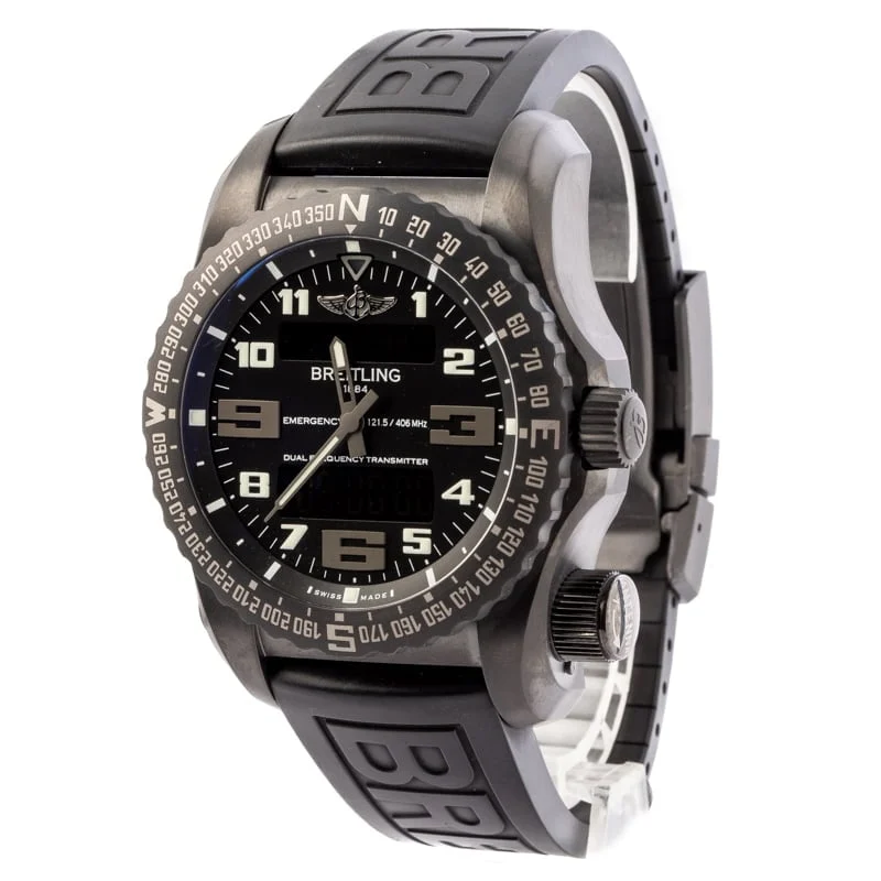 Breitling Emergency Night Mission Titanium V76325U1/BC46 51 mm kol saati
