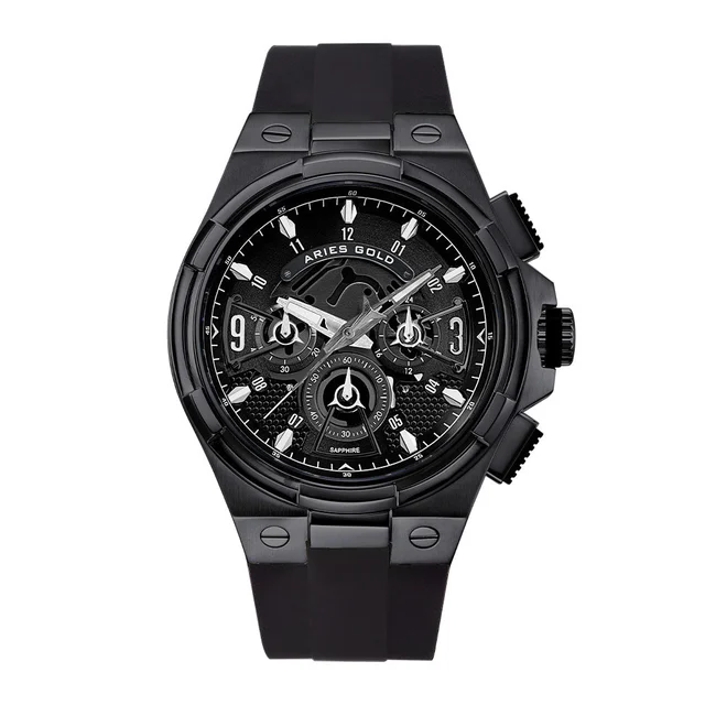 Aries Gold Aries Gold G 7016 BK-BK kol saati