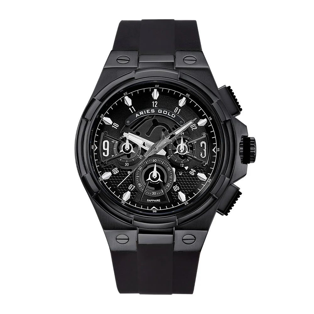 Aries Gold Aries Gold G 7016 BK-BK 40 mm kol saati