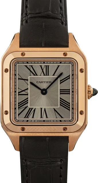 Cartier Santos Dumont 18k Rose Gold WGSA0022 kol saati
