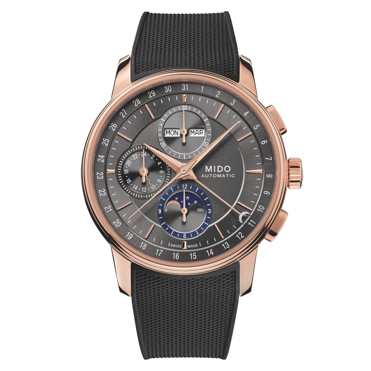 Mido Baroncelli M027.625.37.061.00 42 mm kol saati