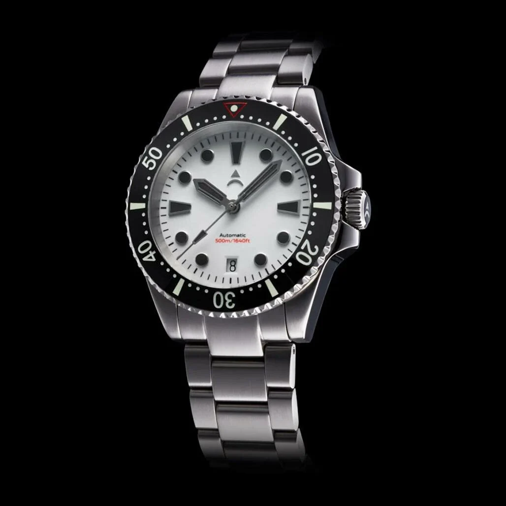 Axios Ironclad 500-Meter Swiss Automatic Dive Watch with DD AR Sapphire Crystal #AX-IC-03 40 mm kol saati