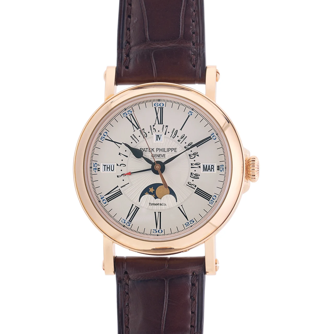 Patek Philippe PATEK PHILIPPE, REF. 5159R-001, RETROGRADE PERPETUAL CALENDAR, RETAILED BY TIFFANY & CO., 18K PINK GOLD kol saati
