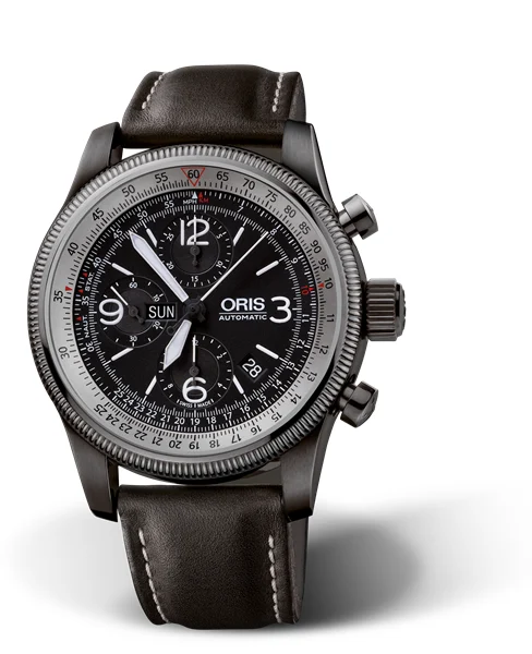 Oris Big Crown X1 Calculator 01 675 7648 4264-Set 5 23 77 46 mm kol saati