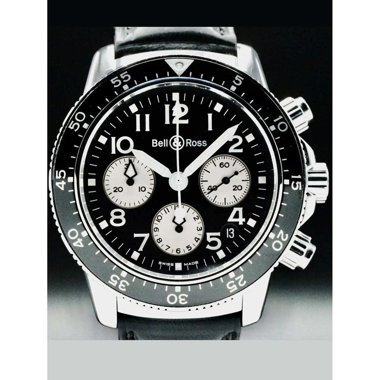 Bell & Ross Pilot Sapphire Chrono 210000058742 40 mm kol saati