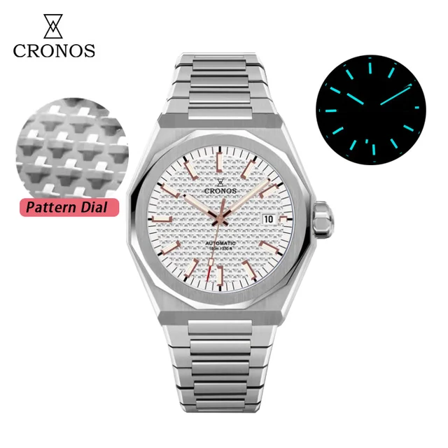 Cronos Watch Store Cronos 39mm Skyline PT5000 Automatic Men Watch L6028 克诺时-L6028-PT机芯-蓝面十