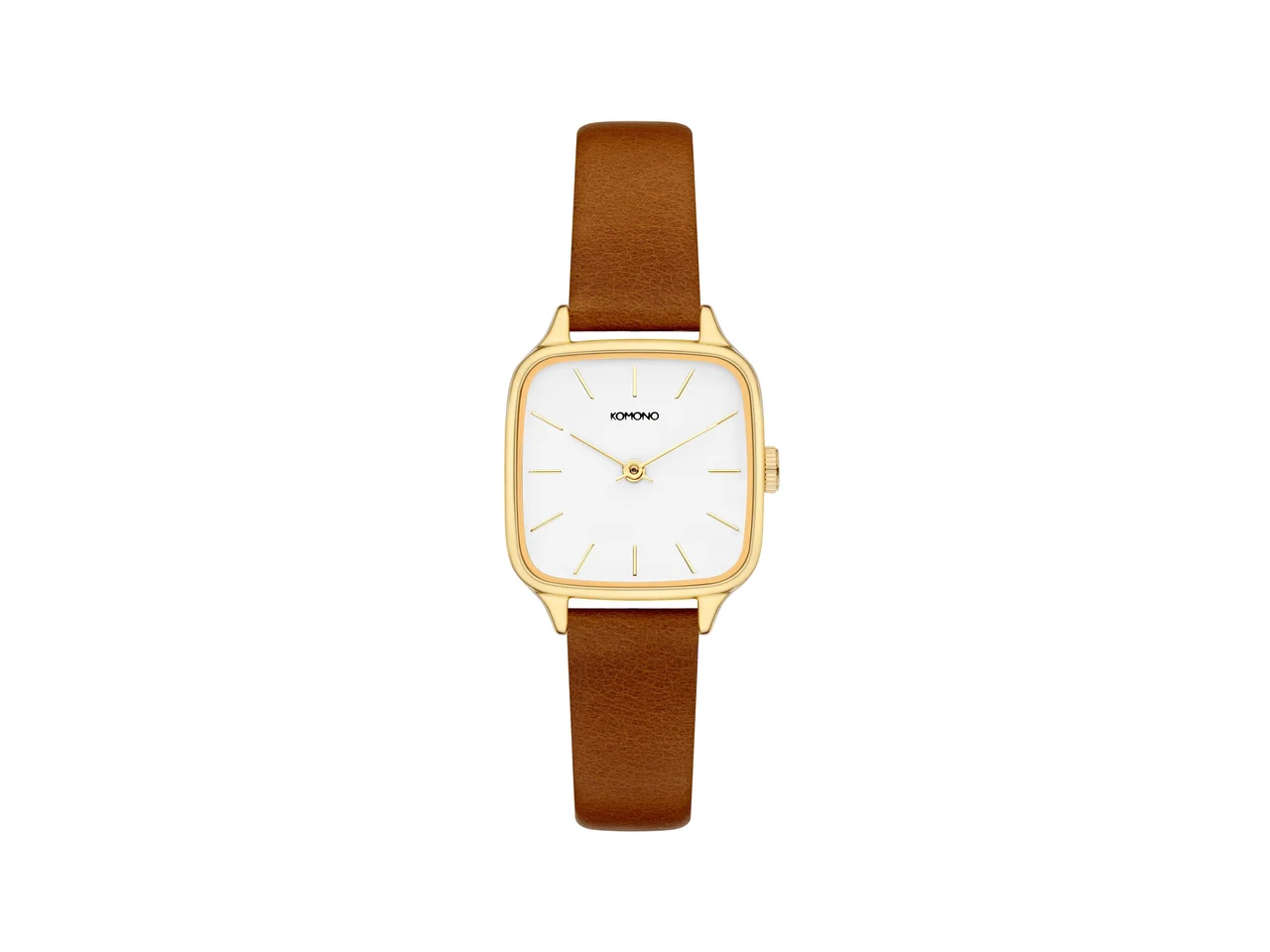 Komono Kate Gold Tan KOM-W4253 kol saati