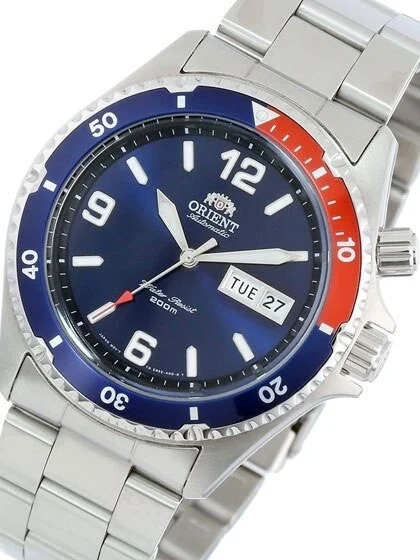 Orient Scratch and Dent - Mako Pepsi-Style Bezel Automatic Dive Watch #CEM65006D SND040 ko