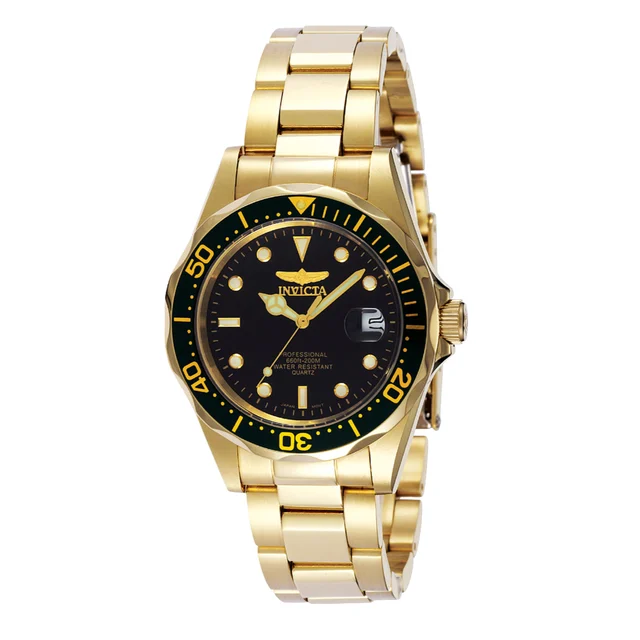 Invicta Pro Diver Watch - 37.5mm, Gold (8936) kol saati