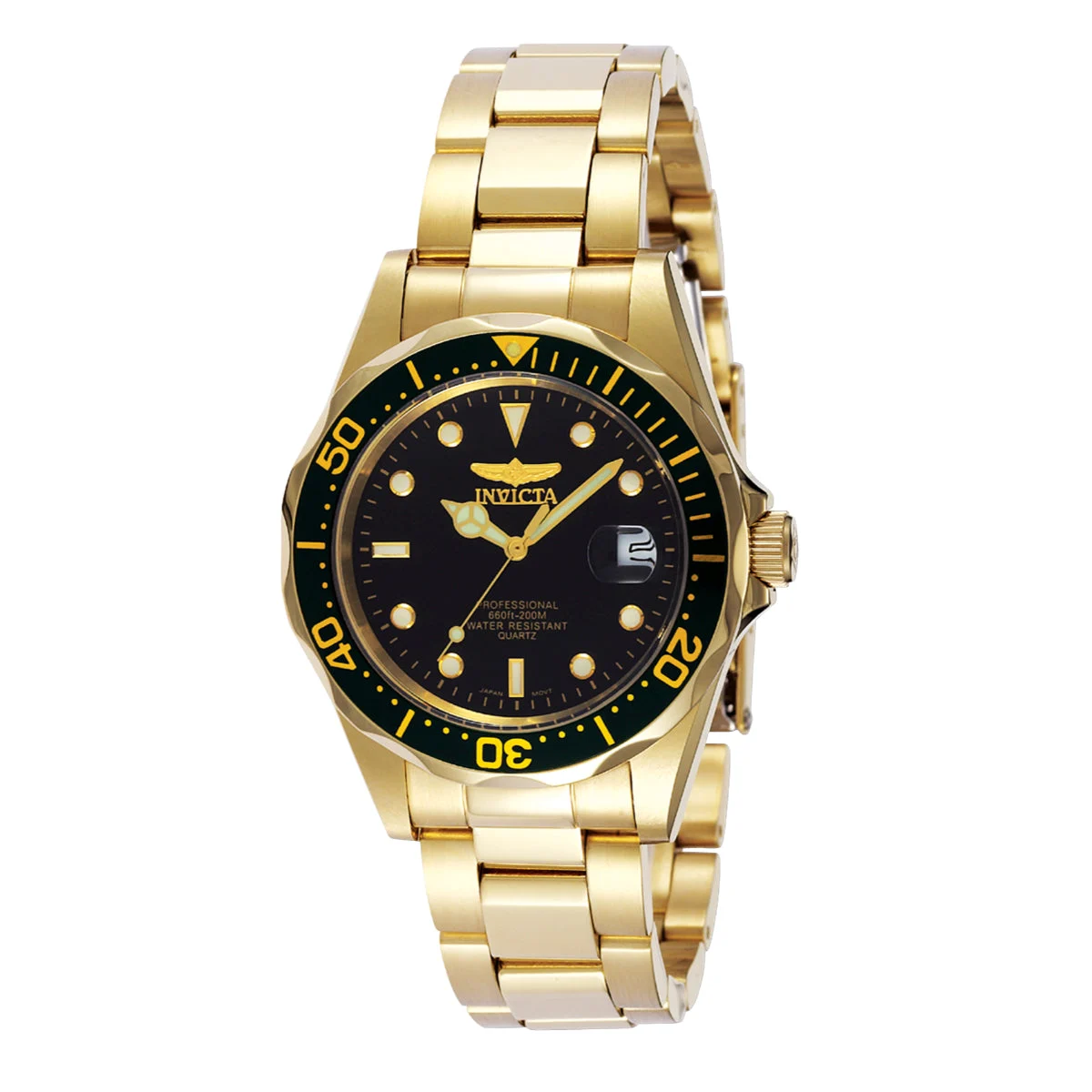 Invicta Pro Diver Watch - 37.5mm, Gold (8936) 37.5 mm kol saati