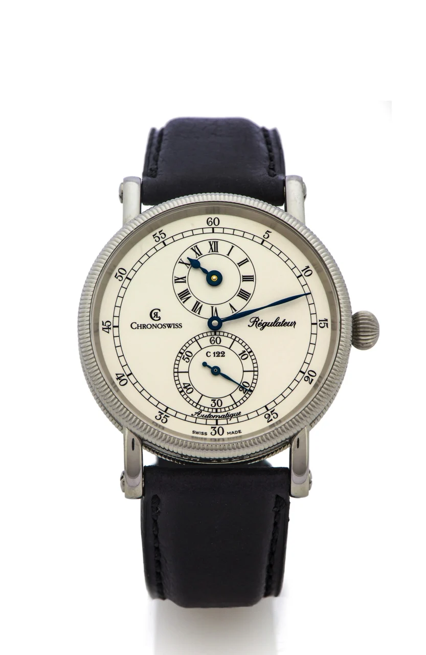 Chronoswiss Régulateur CHRONOSWISS RÉGULATEUR, REF. CH 1223 STEEL. kol saati
