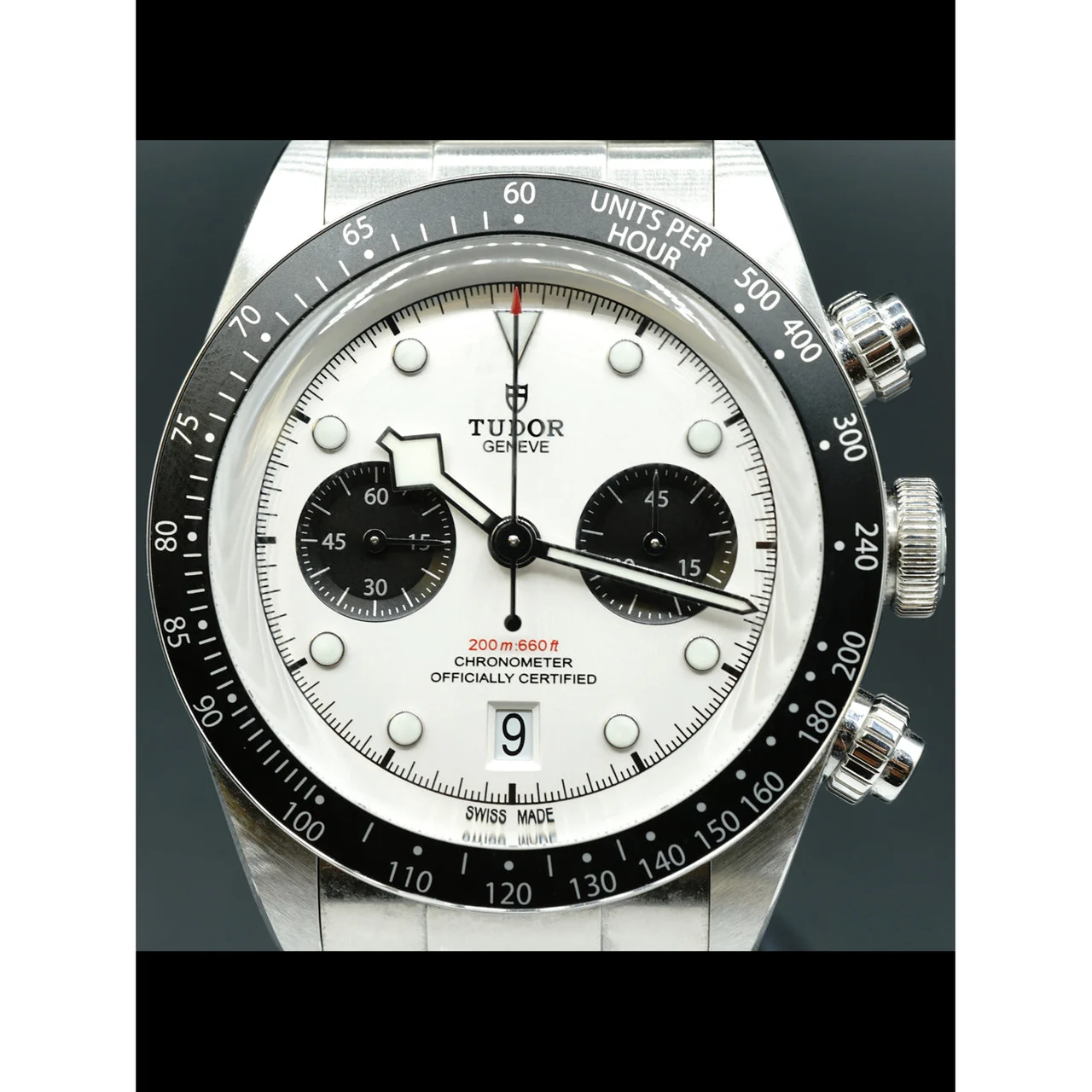 Tudor Black Bay Chrono White Dial M79360N-0002 210000021030 41 mm kol saati