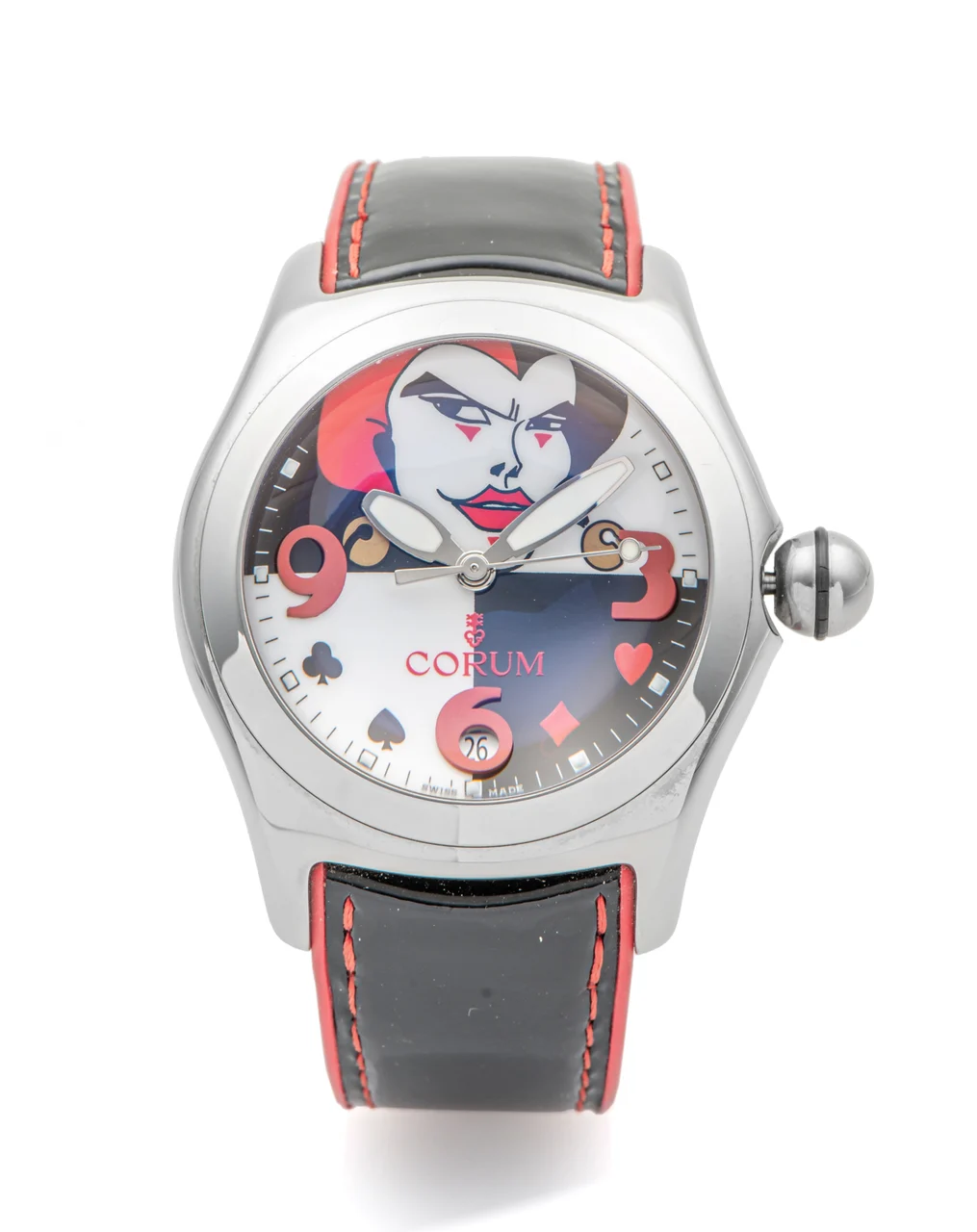 Corum CORUM, REF. 82.240.20, BUBBLE JOLLY JOKER, STEEL kol saati