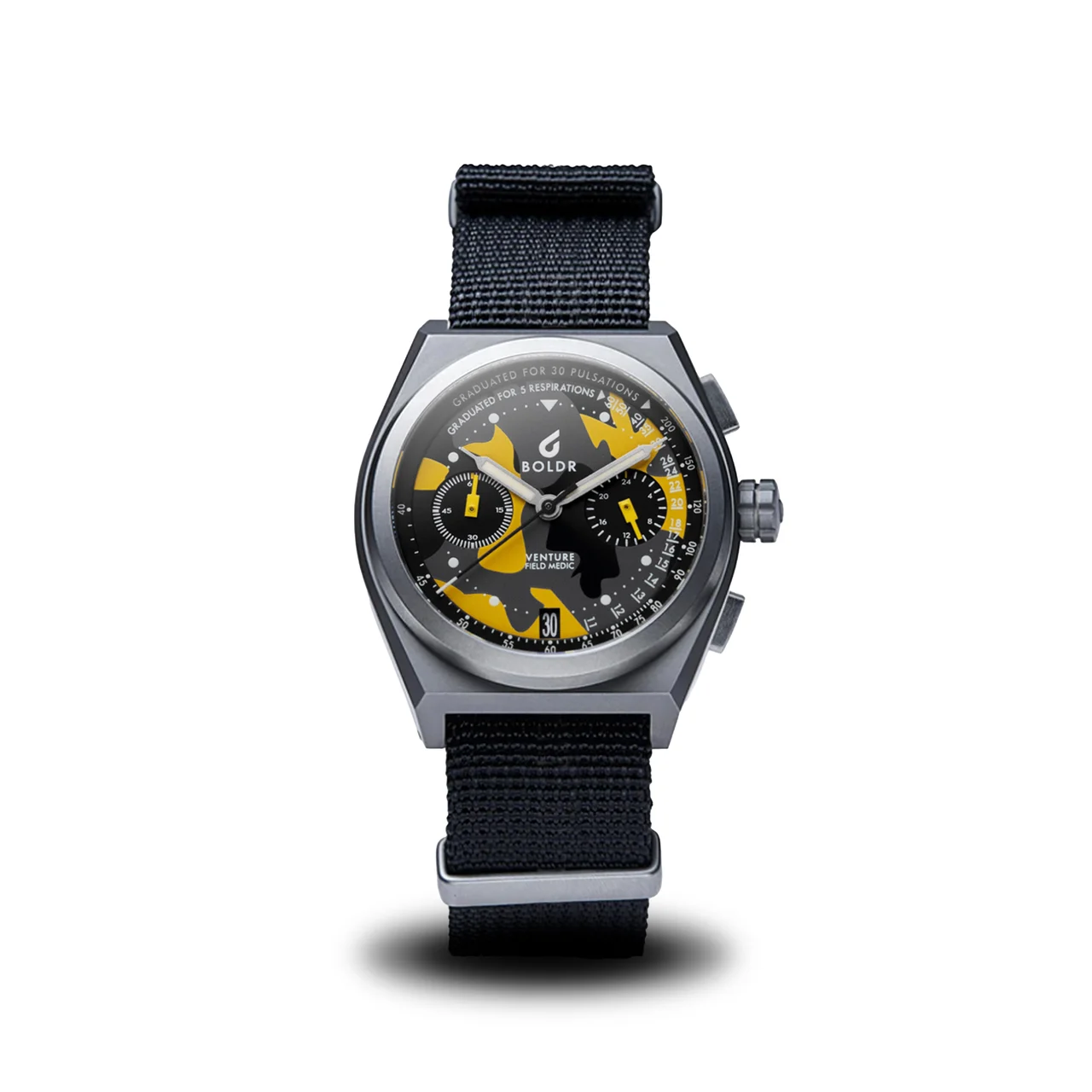 BOLDR Supply Co. Field Medic Salamander VE-LE-SAL-TI-20-44 38 mm kol saati