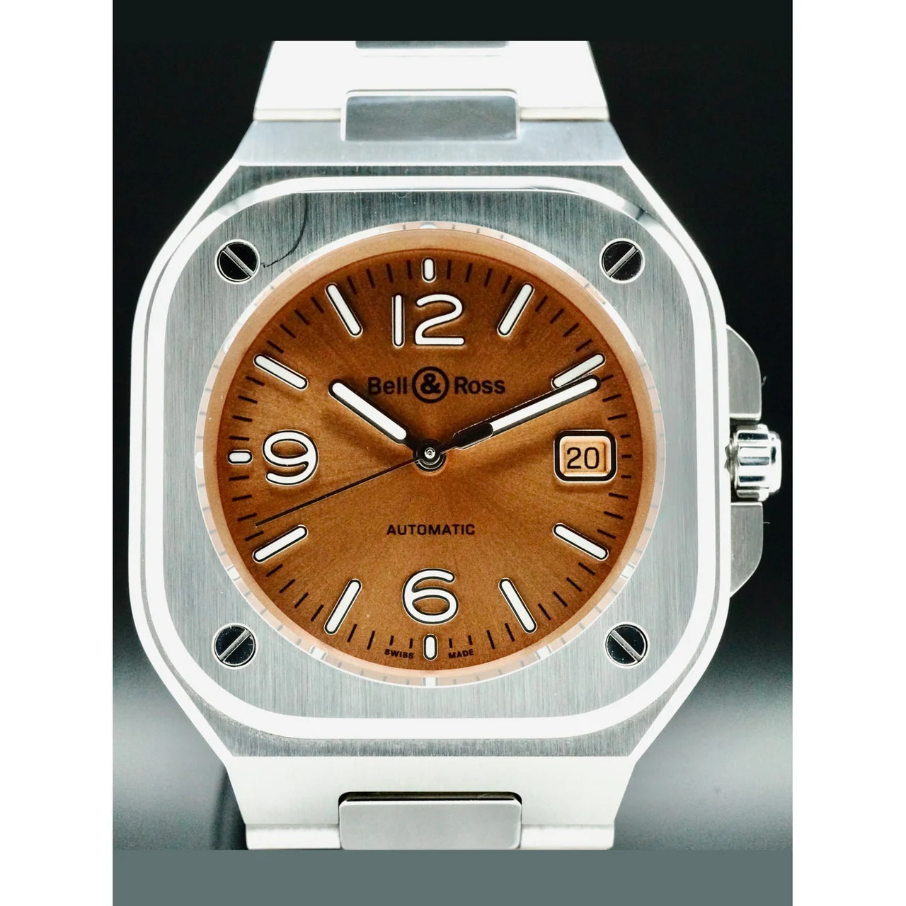 Bell & Ross Copper Brown on Bracelet NAP21000N3774 kol saati