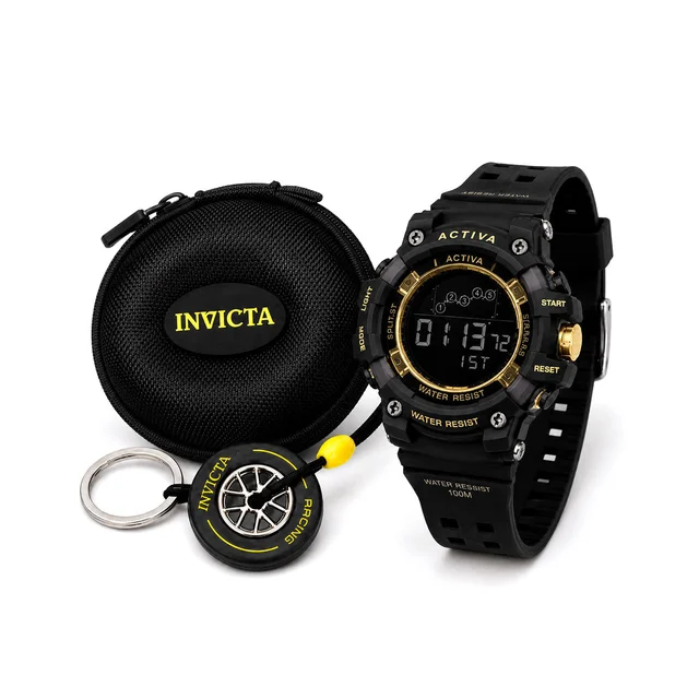 Activa Set Rally Edition X Invicta - , Watch - 50mm, Black (ACW-GA-M-103) kol saati