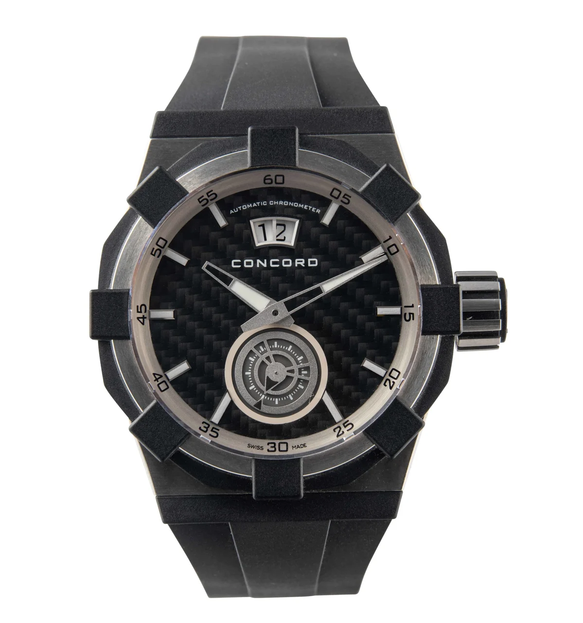 Concord CONCORD, REF. 01.5.14.1002, C1 BIG DATE, STEEL kol saati