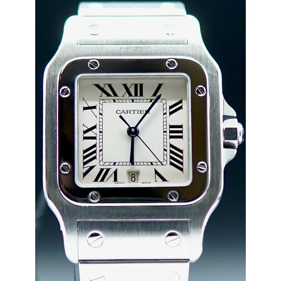 Cartier Santos Galbée 210000079575 29 mm kol saati