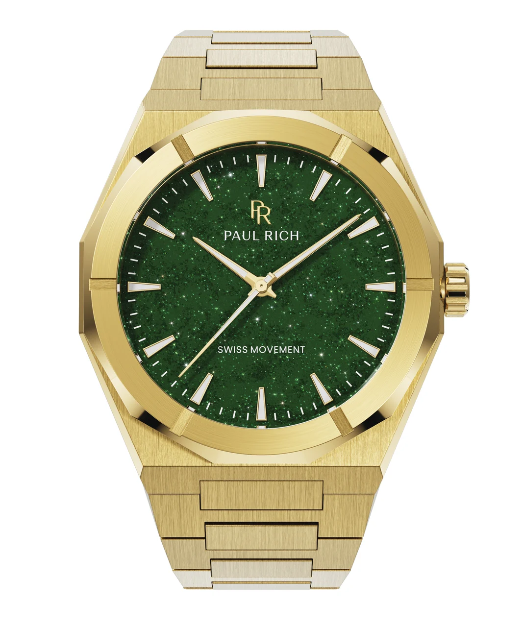 Paul Rich Star Dust II PR88II - Gold Green 43 mm kol saati