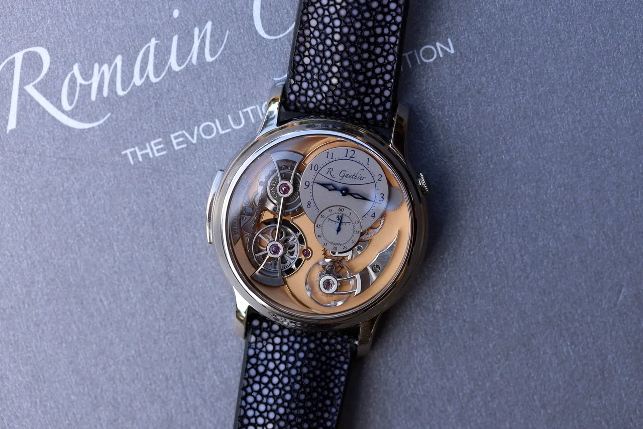 Romain Gauthier Logical One Ref. MON00164 “White Gold, Speci 43 mm kol saati