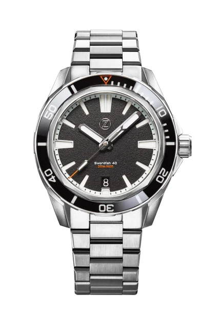 Zelos Swordfish 40mm SS Black kol saati