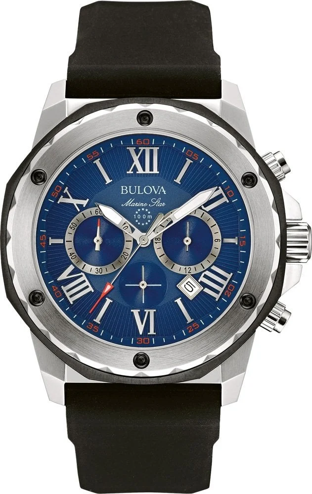 Bulova Marine Star Men's Chronograph 98B258 44 mm kol saati