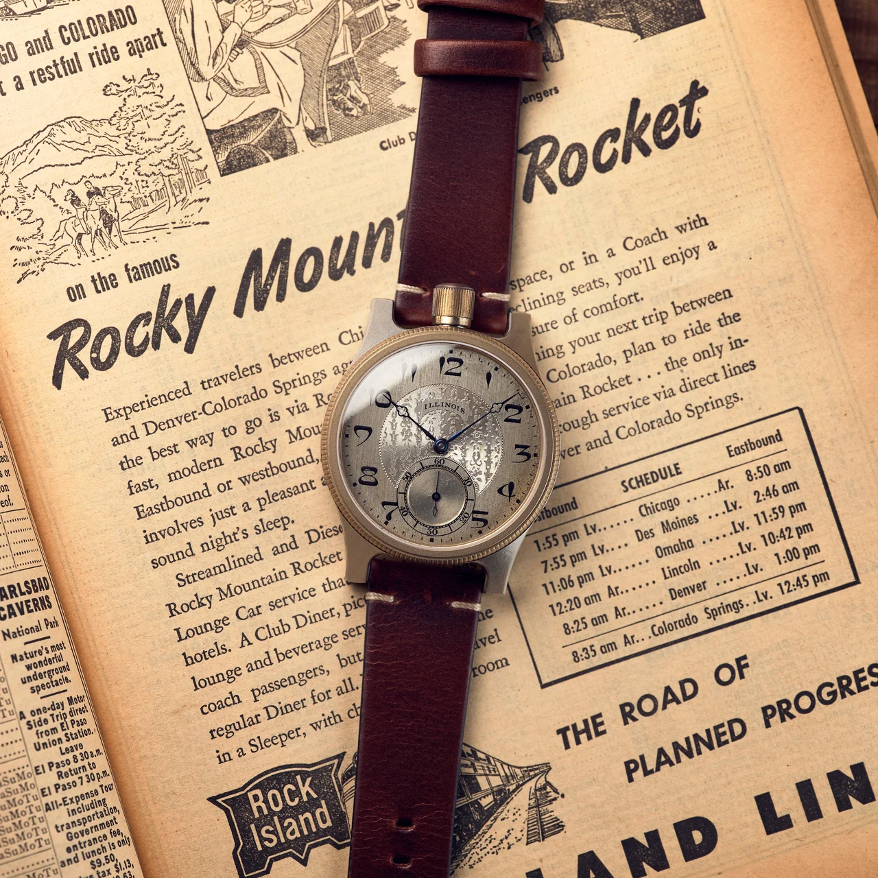 Vortic Watch Company The Springfield 157 (45mm) 45 mm kol saati