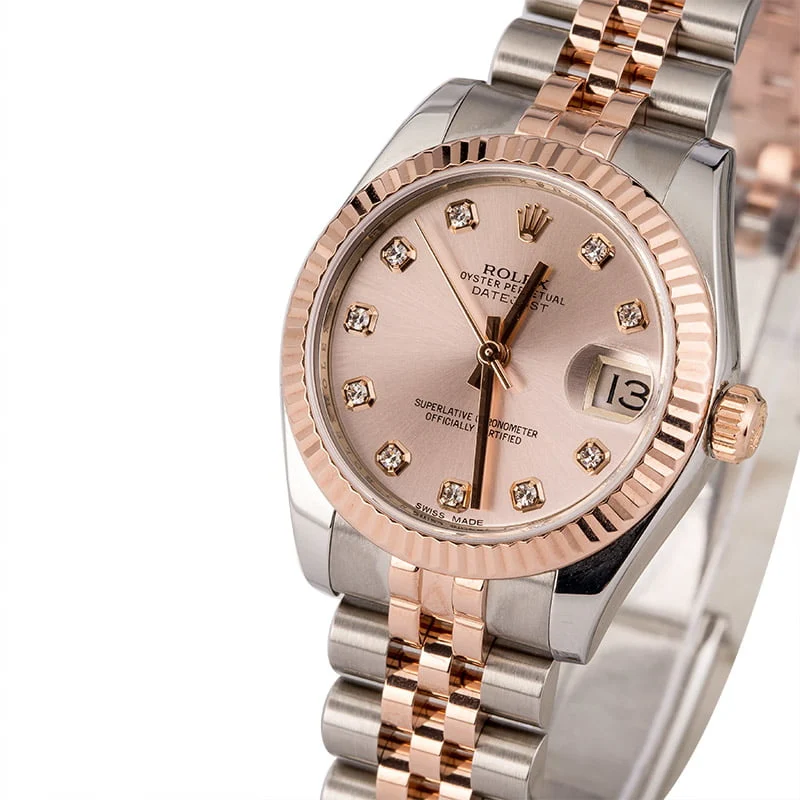 Rolex Datejust 178271 Diamond Dial 178271PDJ 31 mm kol saati