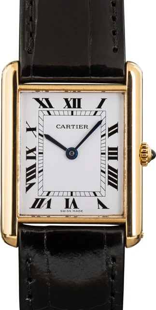 Cartier Tank Louis W1512856 Yellow Gold kol saati