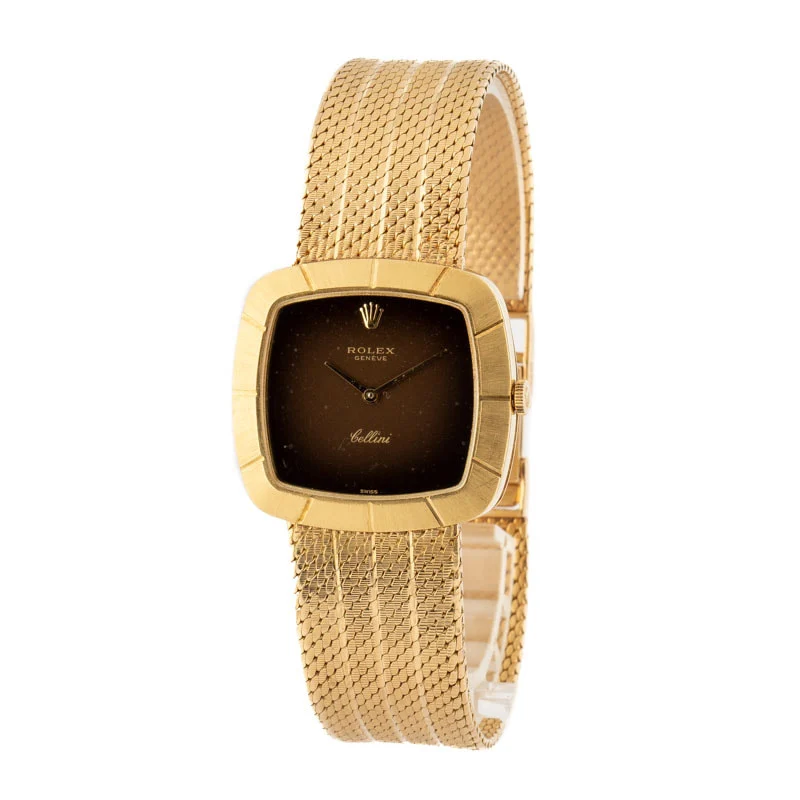 Rolex Cellini Yellow Gold 690 30 mm kol saati