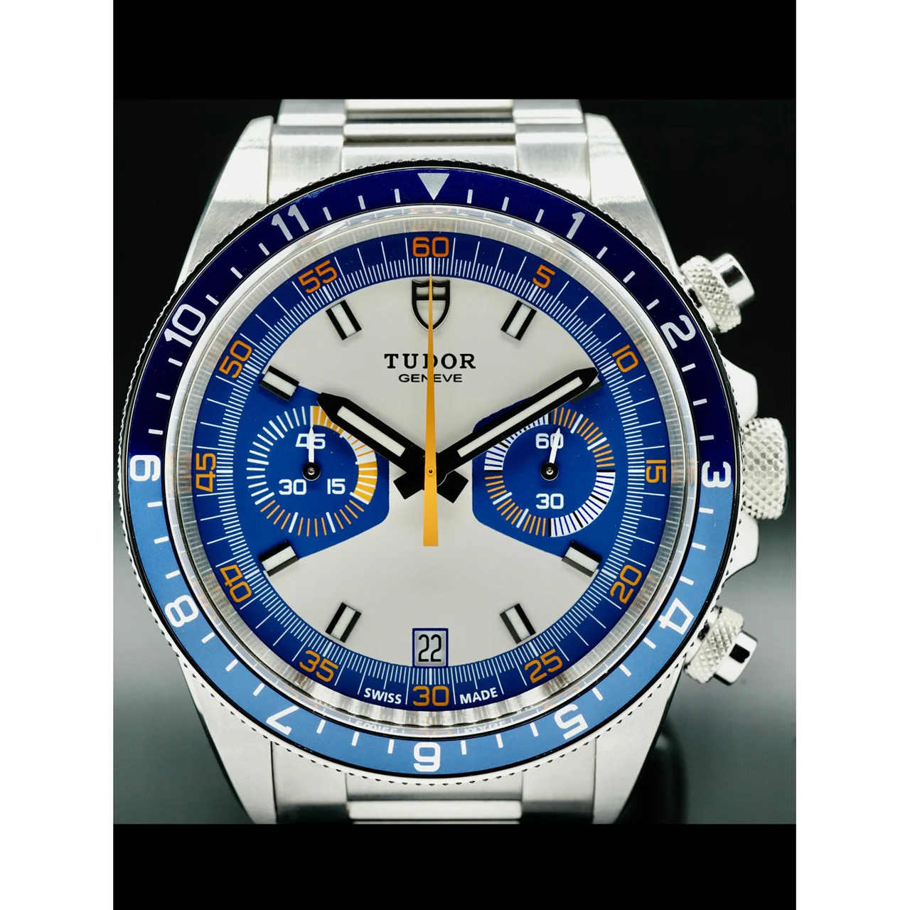 Tudor Heritage Chrono Blue M70330B-0004 210000030177 42 mm kol saati