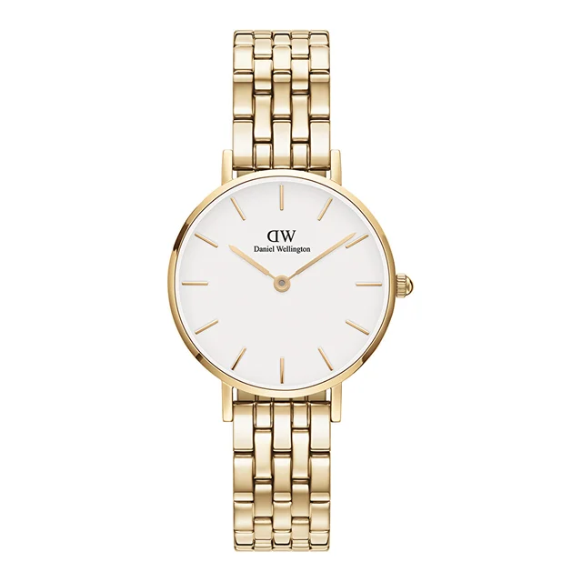 DANIEL WELLINGTON Petite 5-Link Evergold DW00600614 kol saati