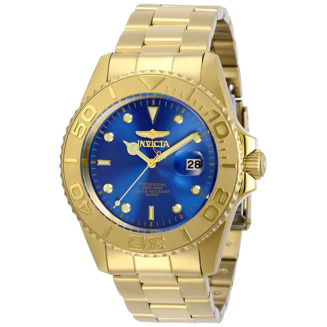 Invicta Pro Diver Abbysor Watch - 43mm, Gold (29947) kol saati