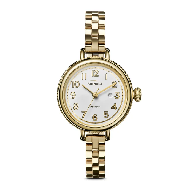 Shinola The Birdy S0120266178-1-LtSil-34-USA kol saati