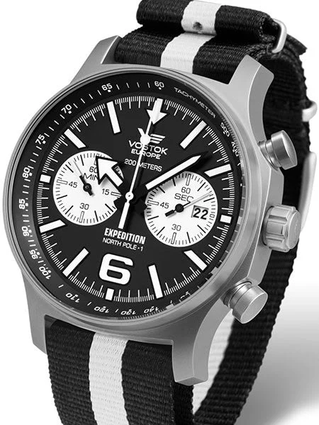 Vostok Europe Vostok-Europe Expedition North Pole Chronograph with 60 Minute Sub-Dial #5955199-N 47 mm kol saati