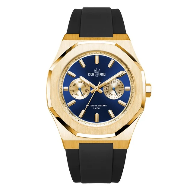 Richkingwatch Gold Watch kol saati