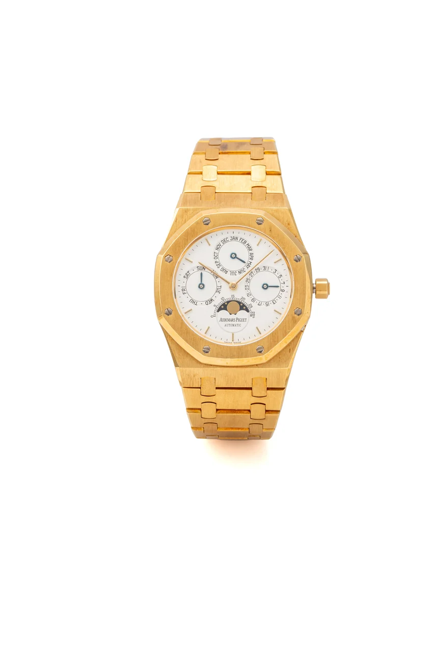 Audemars Piguet AUDEMARS PIGUET, REF. 5554, ROYAL OAK PERPETUAL CALENDAR, NO LEAP-YEAR, YELLOW GOLD kol saati