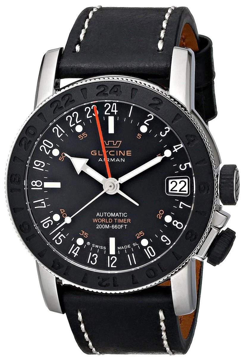 Glycine Airman 3927.191.LB9B 45 mm kol saati
