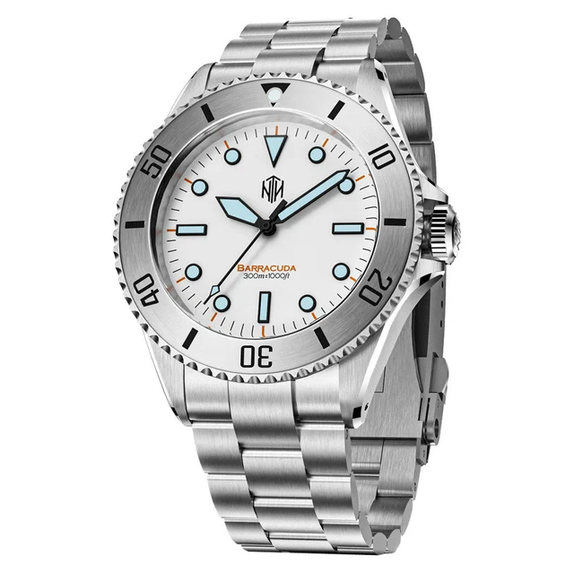 NTH Polar White Hi-Beat Automatic Dive Watch without Date #WW- -BPWN WW-NTH-BPWN kol saati