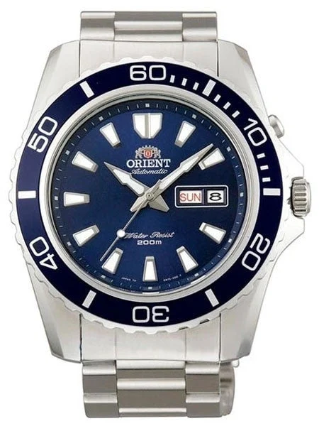 Orient Blue XL Automatic Dive Watch on a Bracelet #CEM75002D 46 mm kol saati