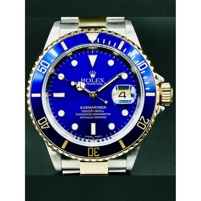 Rolex Submariner Date Steel and Yellow Gold Blue 210000039505 kol saati