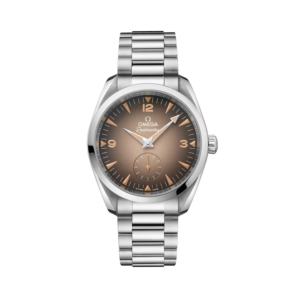 OMEGA Seamaster Railmaster 38mm - Brown on Bracelet O23510382013001 38 mm kol saati